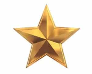 gold metal star