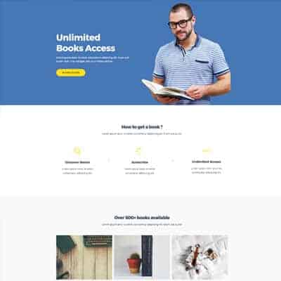 Book Store - Landing