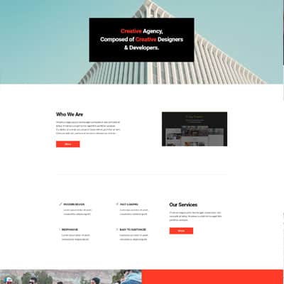 Creative Agency - Landing