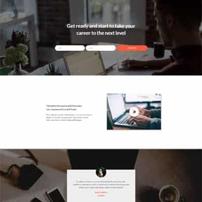 e-learning - Landing