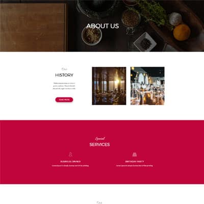 Restaurant 2 - About