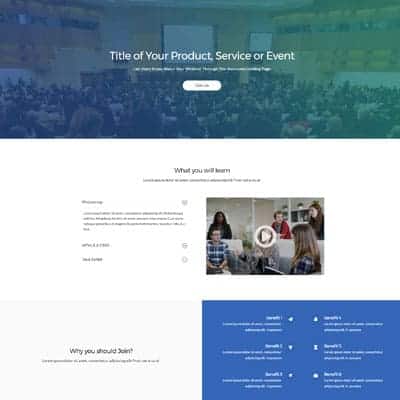 Webinar 2 - Landing