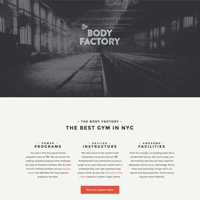 The Body Factory - Home