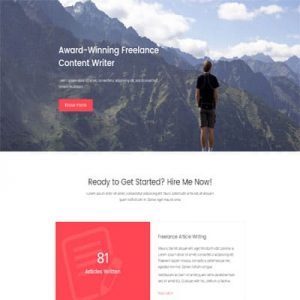 Freelance Writer - Landing