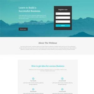 Webinar - Landing